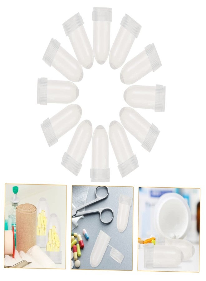 BUGUUYO 100Pcs Box Capsule Shell containers with lids Samples mini Keychain Holder Geocache hdpe Mortar Tubes Medicine Tiny containers Capsule Organizer Plastic case Portable abs Travel - Image 3